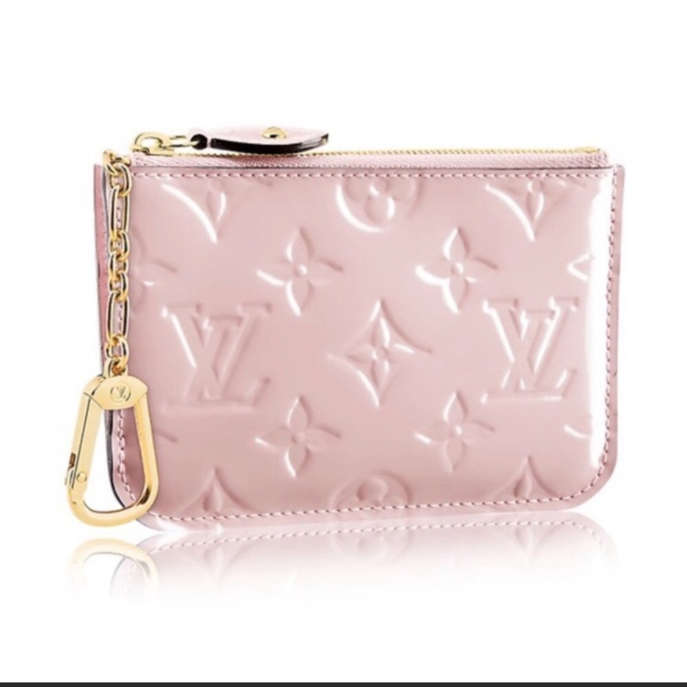 ISO LOUIS VUITTON VERNIS ROSE BALLERINA POUCH